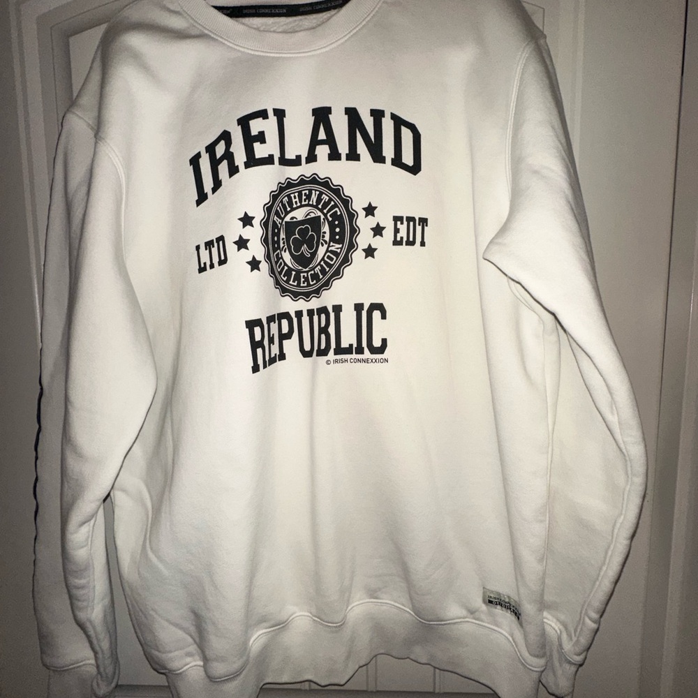 White Ireland Republic Men's Sweater